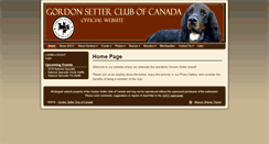 Desktop Screenshot of gordonsetterclubcanada.com